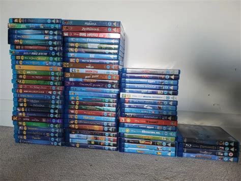 DISNEY & PIXAR Blu Ray Classics - 74 With o-rings And 3d £220.00 ...