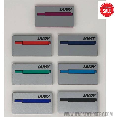 Lamy Fountain Pen Ink Cartridge [Lamy] – HWE Stationery Ltd