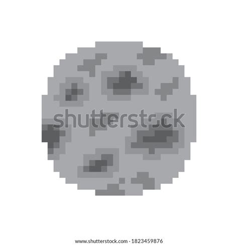 Moon Planet Space Pixel Art Vector Stock Vector (Royalty Free) 1823459876 | Shutterstock