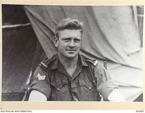 WEWAK AREA, NEW GUINEA. 1945-06-28. CORPORAL R.W. BERG, 6 MILITARY HISTORY FIELD TEAM ATTACHED ...