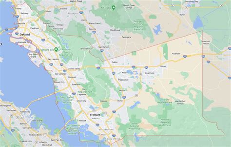 Cities and Towns in Alameda County, California – Countryaah.com