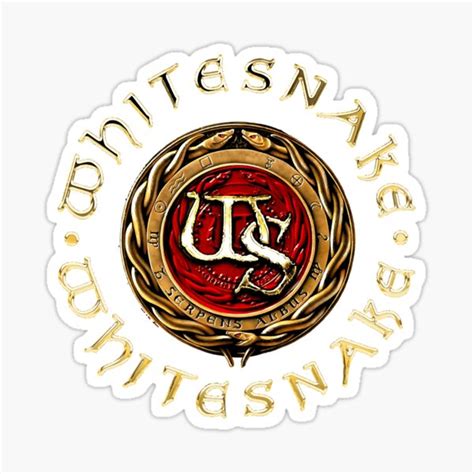 "Whitesnake logo" Sticker for Sale by JoshuaMckenzie | Redbubble