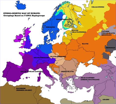 Ethno-genetic map of Europe | Ethno, Geografie, Europa