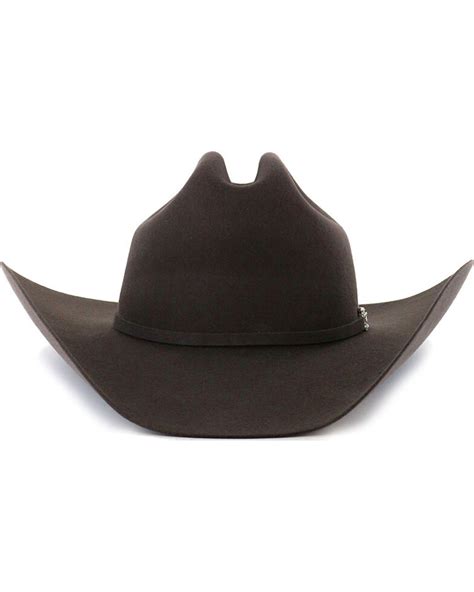 George Strait by Resistol Logan 6X Black Fur Felt Cowboy Hat - Country Outfitter