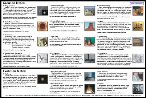 CSE Creation vs Evolution Time Line (Back) | Big Bang | Evolution