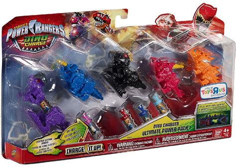 Power Rangers Dino Charge Ultimate Power Pack 1 Exclusive Dino Charger 5-Pack 97346 Bandai ...