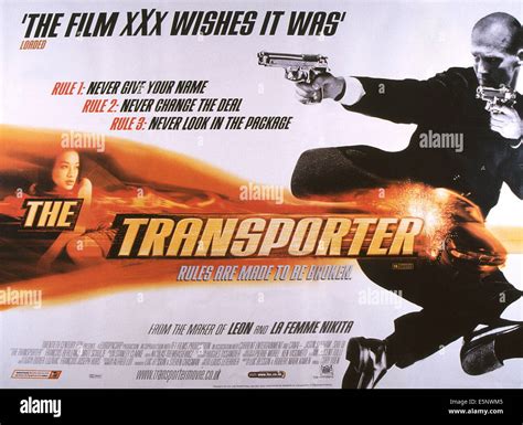 THE TRANSPORTER, British poster, from left: Qi Shu, Jason Statham, 2002, TM & Copyright © 20th ...