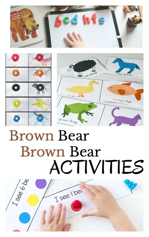 9 AWESOME Brown Bear, Brown Bear Activities for Young Children