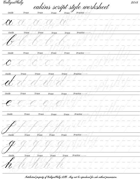 Calligraphy Alphabet Printables