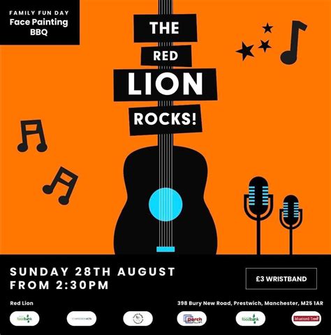 Red Lion Rocks! Family Fun Day & Festival - Sunday 28th August