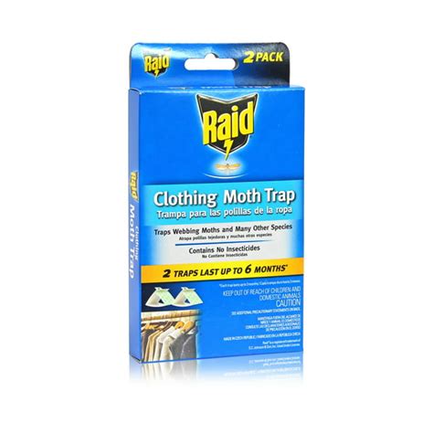 Raid Clothing Moth Trap, 2 Pack Traps Moths Using Glue Pads - Walmart.com