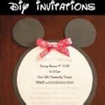 Do It Yourself Minnie Mouse Invitations