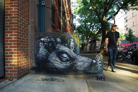 Graffiti Animals in Street Life