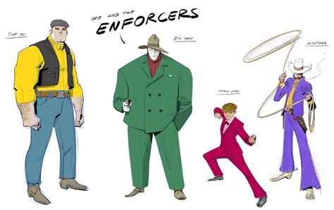 Max💫Marvel on Twitter: "Concept sketches of the Enforcers (Big Man ...