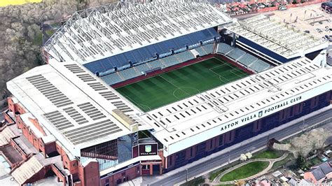 【4K】 Villa Park Stadium Tour⚽️Home Of ASTON VILLA F.C. 🏟 Google Earth 🌎With Captions - YouTube