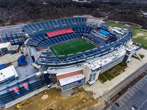 Gillette Stadium Aerial Drone Photography - Aeiral Photos Massachusetts