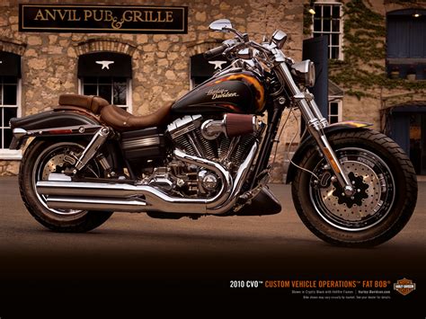 Harley Davidson Fat Bob Wallpaper - WallpaperSafari