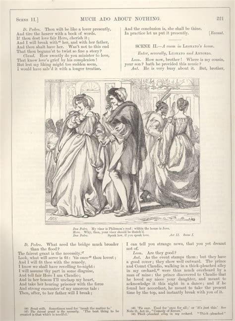 Don Pedro and Hero | Victorian Illustrated Shakespeare Archive