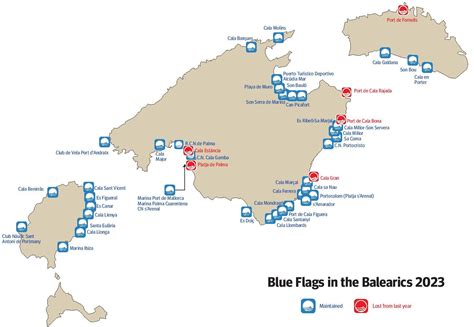 Three Mallorca beaches and two marinas lose their Blue Flags