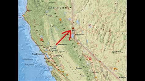 Earthquake activity Reno Nevada area. 5.2 Earthquake Guam Region. EQ ...