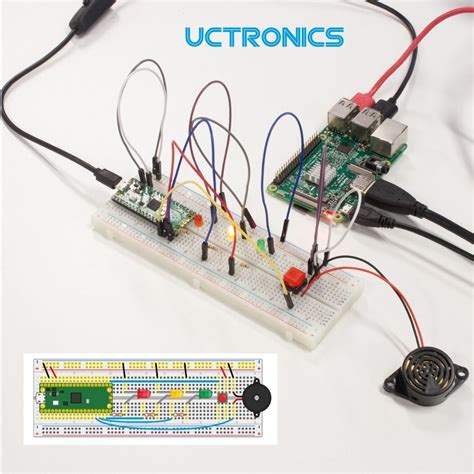 UCTRONICS Starter Kit for Get Started with MicroPython on Raspberry Pi ...