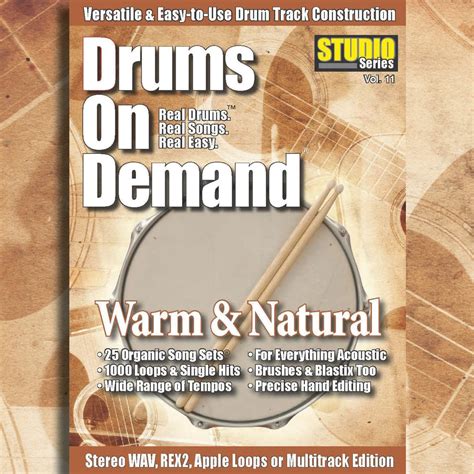 Acoustic Drum Loops For Acoustic Production – Drums On Demand