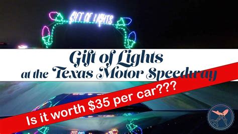 Gift of Lights at the Texas Motor Speedway | Christmas Light Display POV & Review | Is it worth ...