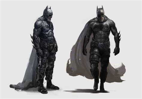 Cancelled Batman Game Concept Art Shows Old, Bearded Batman Alongside Younger Hero | Push Square