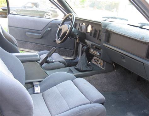 Silver 1984 SVO Ford Mustang Hatchback - MustangAttitude.com Photo Detail