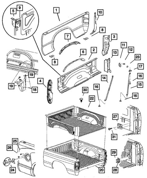 5101754AC - Box Side Outer Panel, Right 2003-2009 Dodge | JCDR Parts