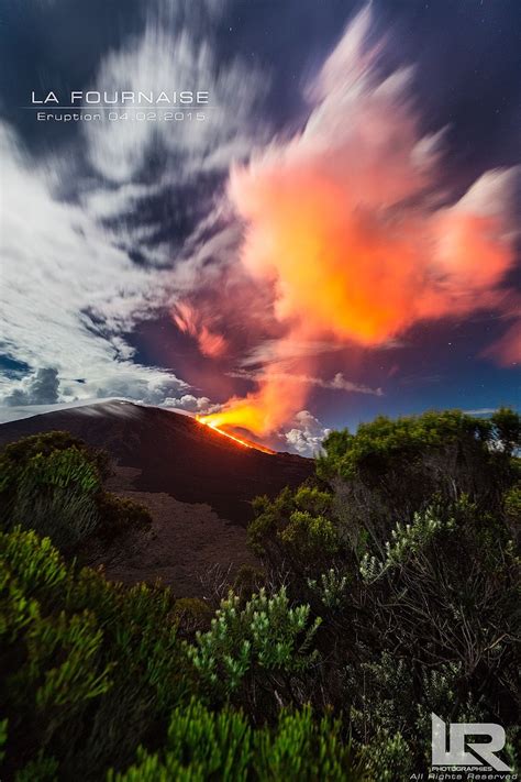 Volcanic Eruption (Reunion Island) | Reunion island, Beautiful nature, Amazing nature