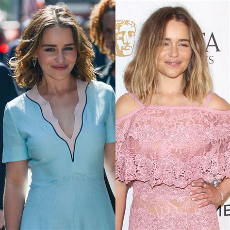 Emilia Clarke Debuts Blonde Ombré Hair at the BAFTA Tea Party | Vogue