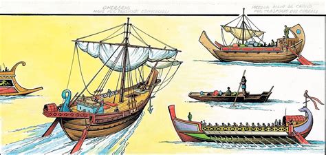 Roman ships of trade ~ the "oneraria' for commercial transport and the 'piccola' for grain ...