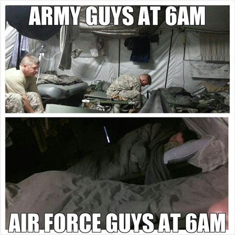 Meanwhile At 6AM - Military humor