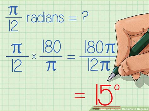 How to Convert Radians to Degrees: 4 Steps (with Pictures)