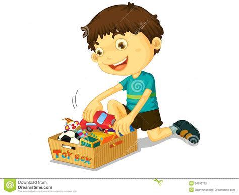 Boy clean up toys clipart 1 » Clipart Station