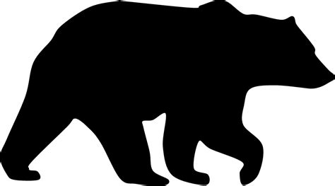 Bear Scalable Vector Graphics AutoCAD DXF Clip art - Grizzly Bear ...