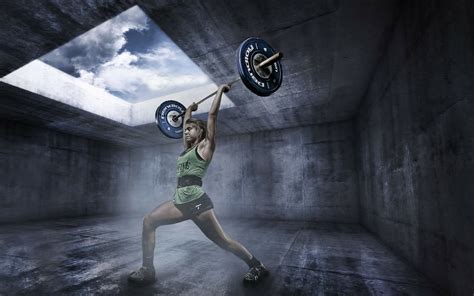 Download Weightlifting Sports HD Wallpaper