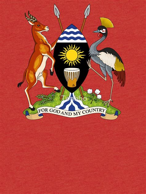 "Uganda Coat of Arms" T-shirt by Tonbbo | Redbubble