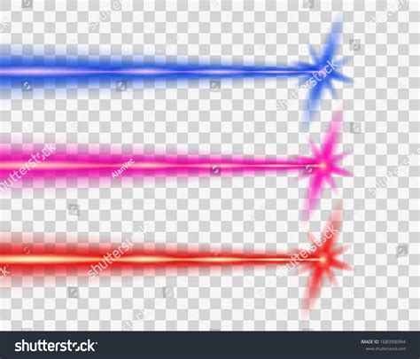 Laser Beam Color Set Vector Design Stock Vector (Royalty Free ...