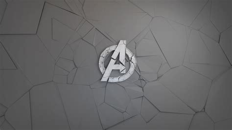 Avengers Logo Minimal Art Wallpaper, HD Minimalist 4K Wallpapers, Images and Background ...