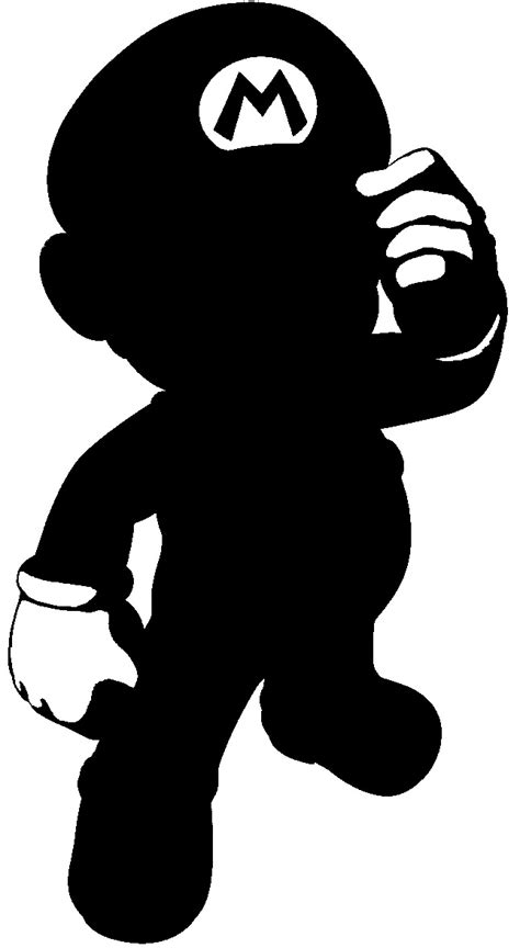 Mario Silhouette by Sora3087 on DeviantArt