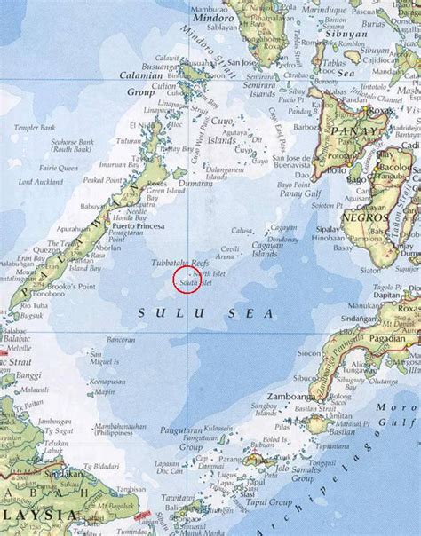 PHILIPPINE NATIONAL SECURITY & OTHER ISSUES: Location of Tubbataha Reefs