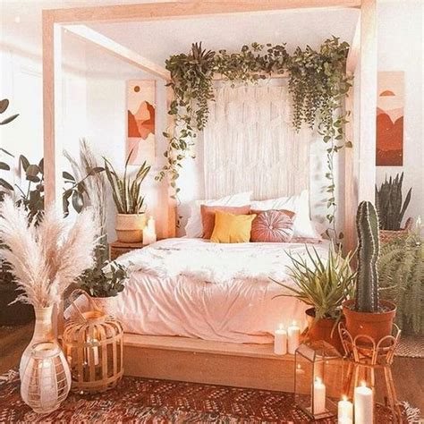 34 Awesome Boho Chic Bedroom Decor Ideas - HOMYHOMEE