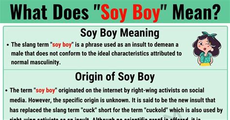 Soy Boy Meaning: What Does Soy Boy Mean? • 7ESL