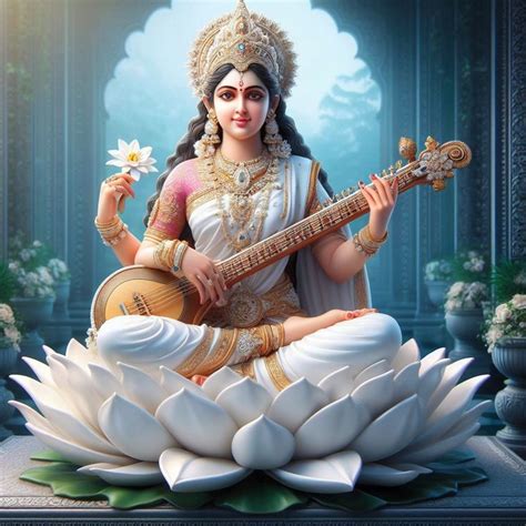 Saraswati devi | Saraswati photo, Saraswati devi, Saraswati goddess