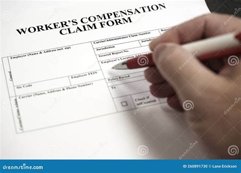 Worker`s Compensation Complaint Form Stock Photo - Image of paper, medicine: 260891730