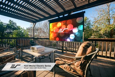 Yard Master Electric Series| DIY Backyard Movie Projector Screen