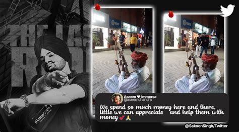 Folk musician plays Sidhu Moose Wala’s ‘295’ on Chandigarh roadside ...