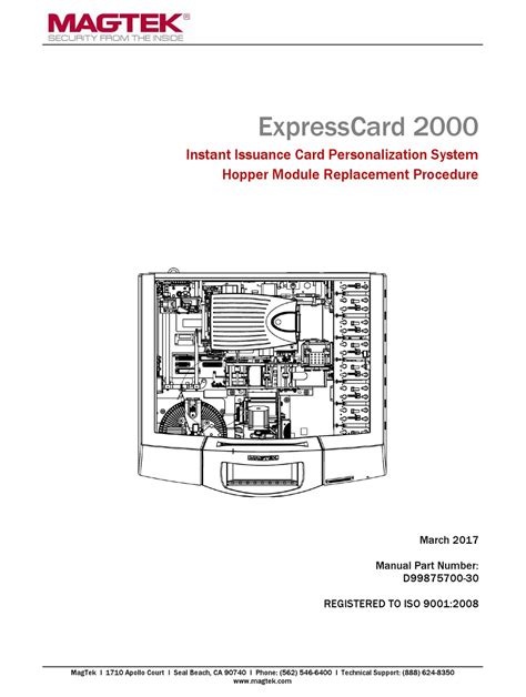 MAGTEK EXPRESSCARD 2000 MANUAL Pdf Download | ManualsLib